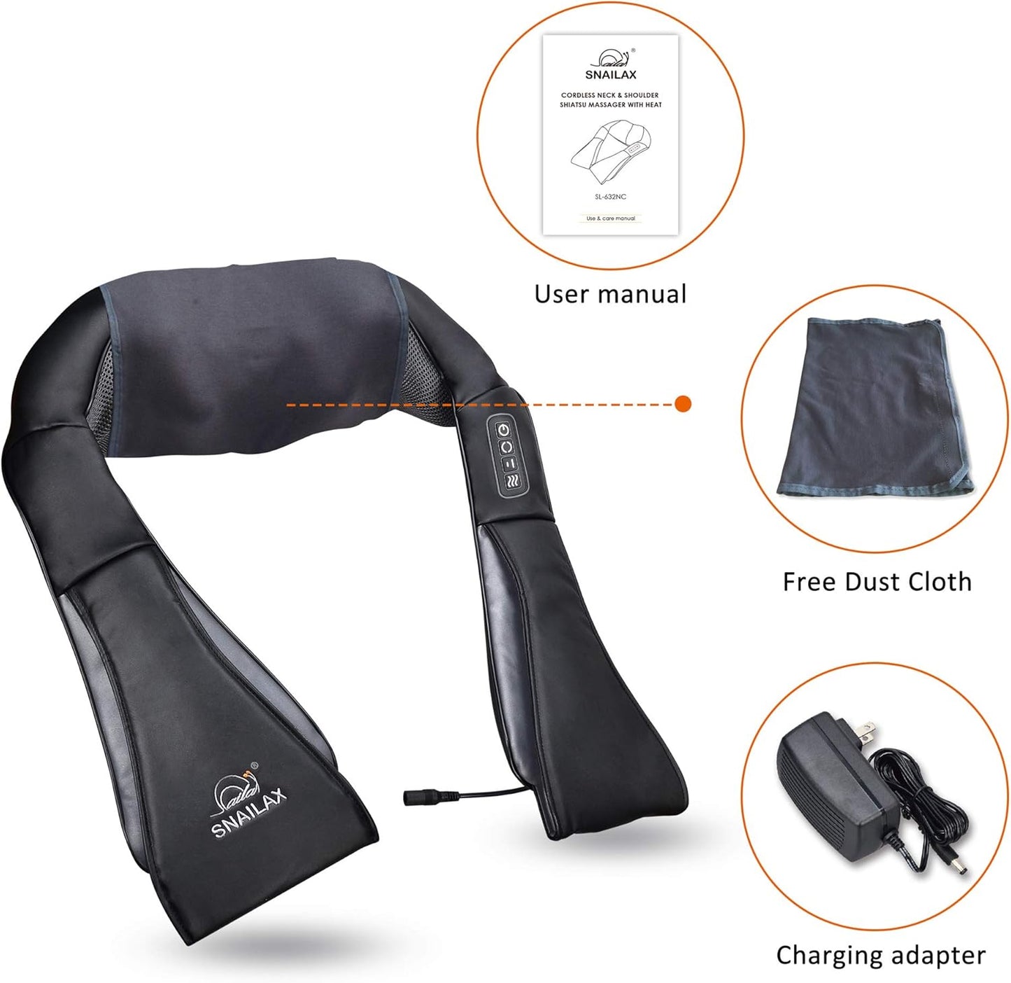 3D Infrared Shiatsu Massager