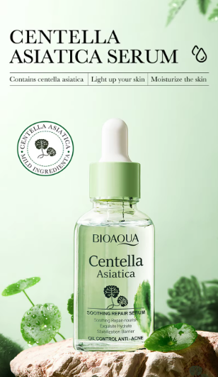 Centella serum for anti-acne care and skin balance, inspired by Korean skincare