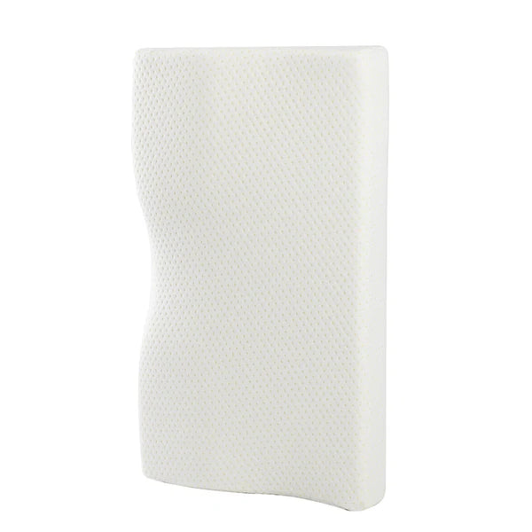 Reverse view of the ergonomic orthopedic cervical pillow for neck support and spinal alignment