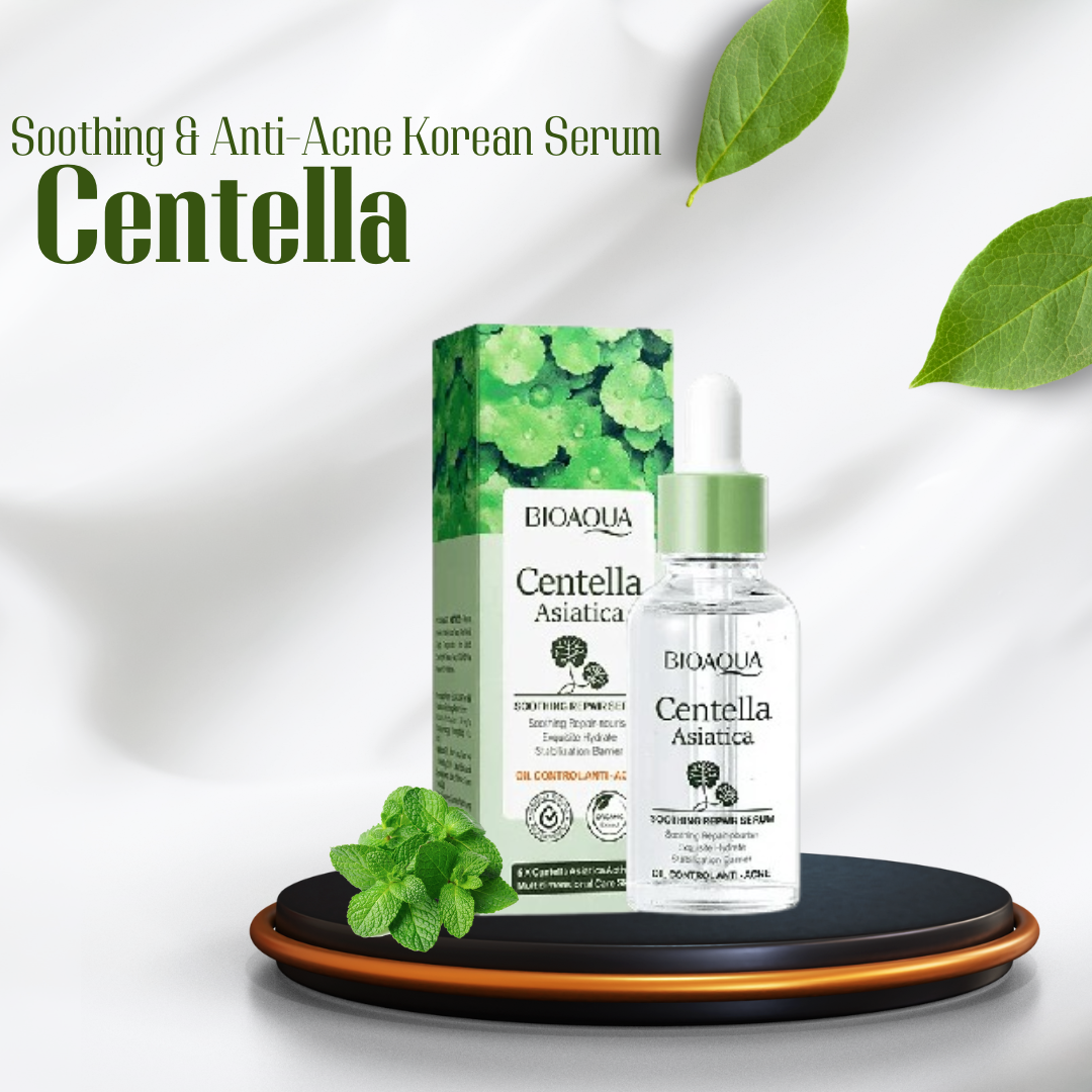 Centella serum for anti-acne care and skin balance, inspired by Korean skincare